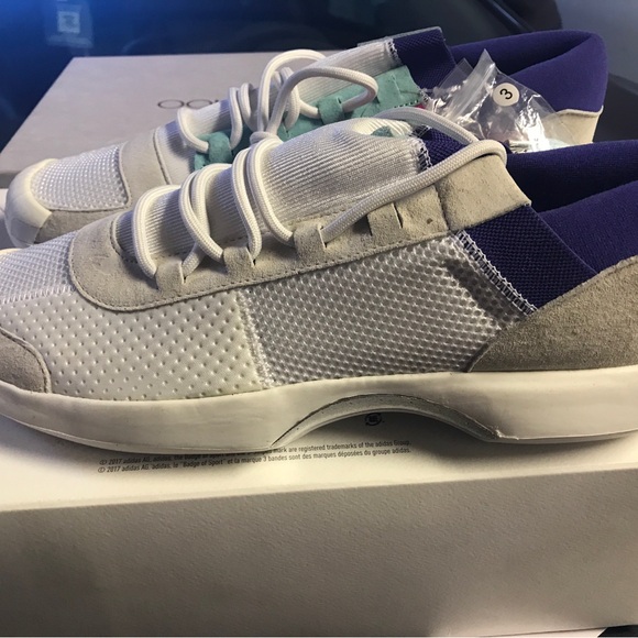 adidas Other - adidas White, Purple and Mint Low-Top Men's Sneakers NWT